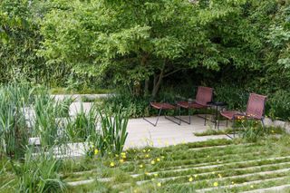 The Savills and David Harber Garden. Designed by: Andrew Duff. RHS Chelsea flower show garden