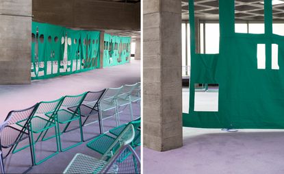 Burberry S/S 2025 runway show Gary Hume Set