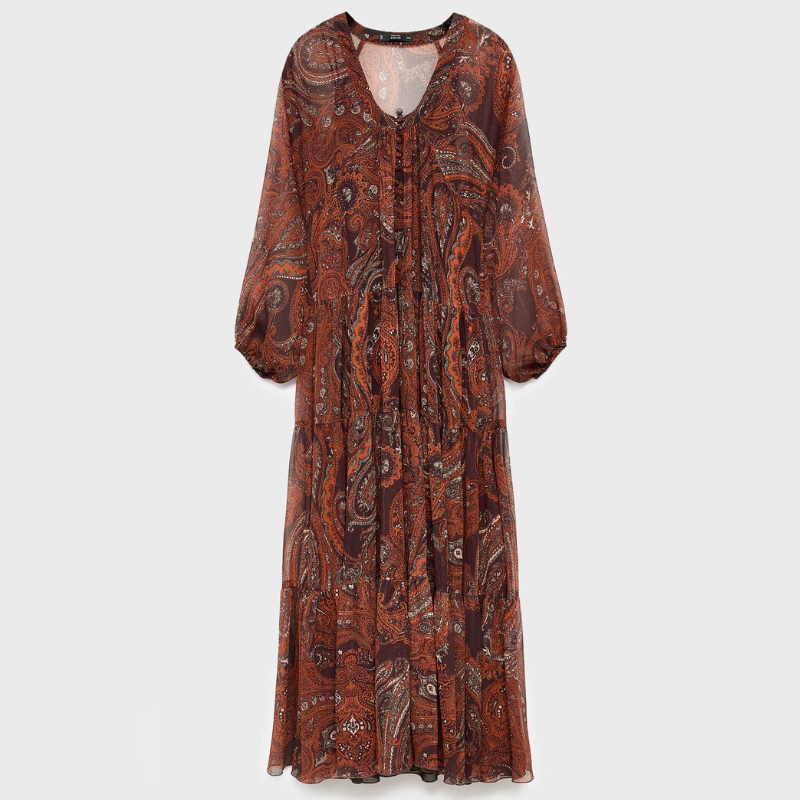 paisley dress