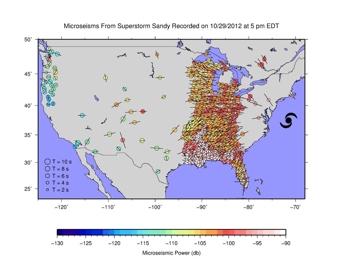 Hurricane Sandy shakes the US like an earthquake