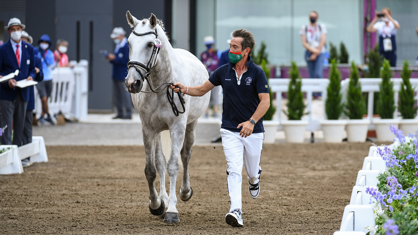 Tokyo Olympics dressage trot-up