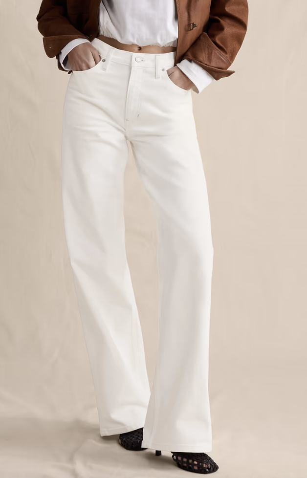 Banana Republic, The Icon Classic Wide-Leg Jean (Was $130)