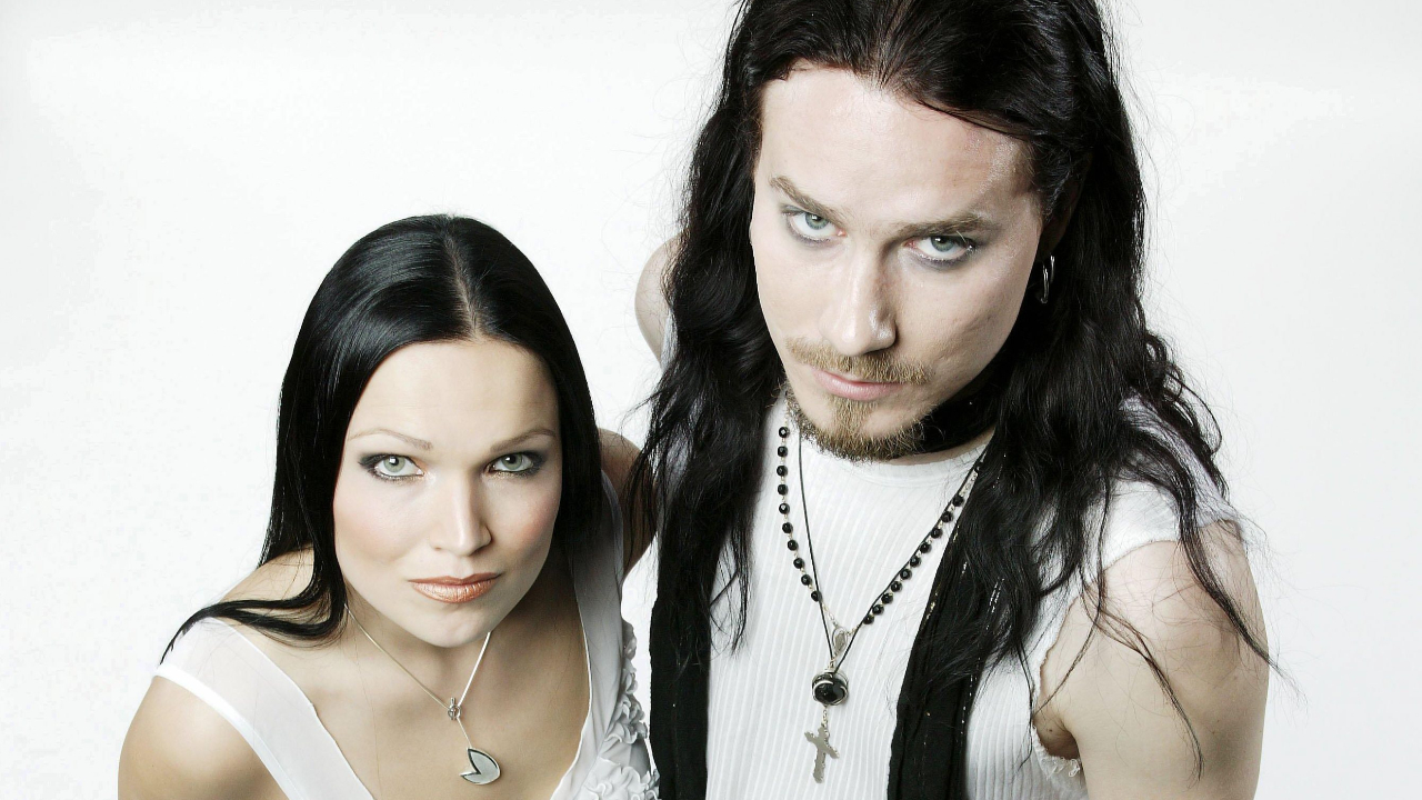 Tarja Turunen and Tuomas Holopainen of Nightwish in 2005