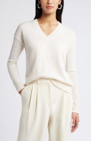 V-Neck Cashmere Sweater