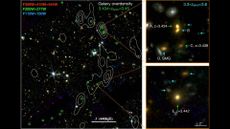 JWST color-composed image of the Cosmic Vine.