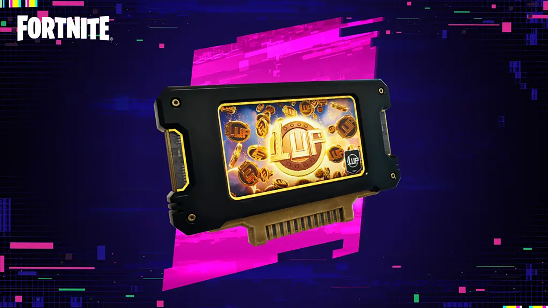 1-Up Token, one of the Fortnite new weapons