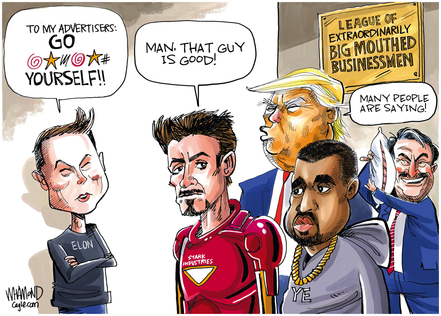 5 X plosive Cartoons About Elon Musk The Week