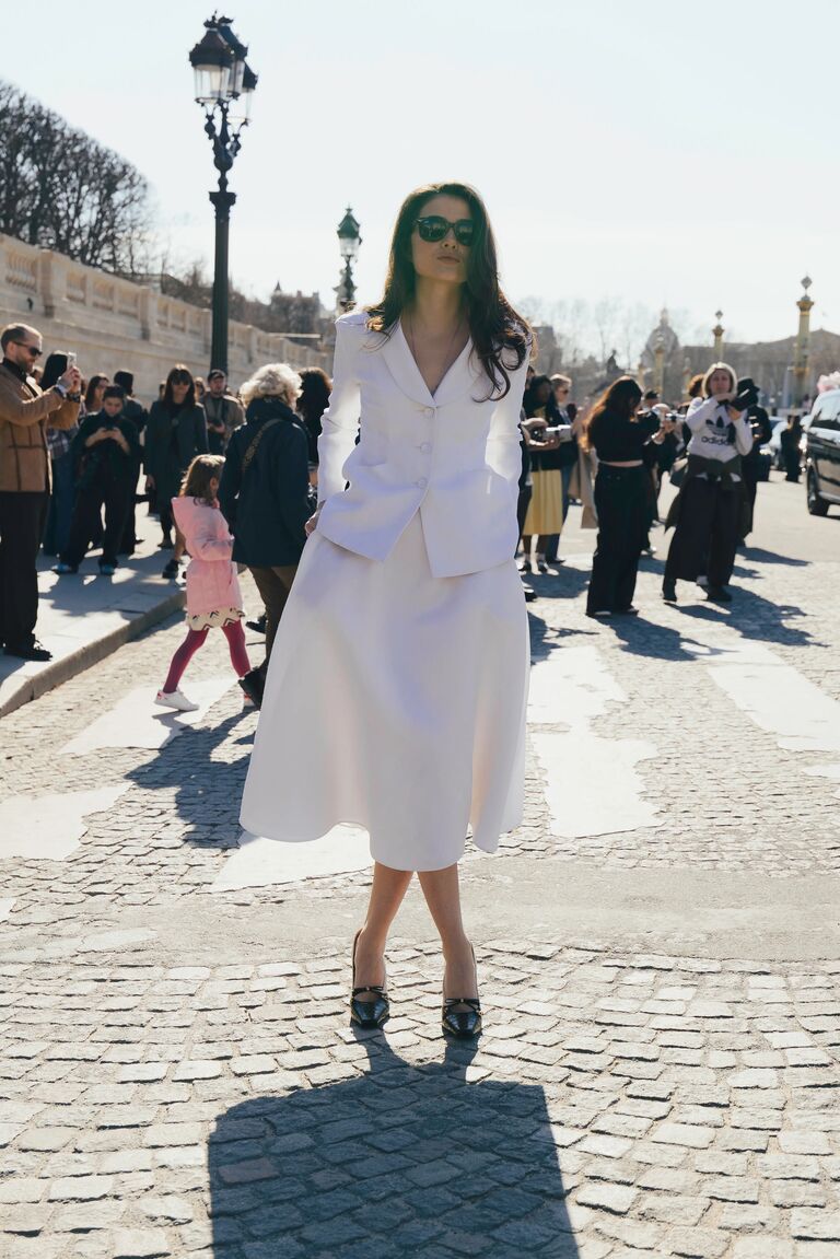 fashion insiders attend day 1 of paris fashion week wearing neutral outfits