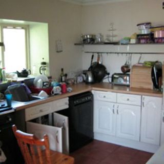 before image of kitchen makeover