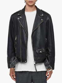 AllSaints Men's Hawley Leather Biker Jacket £378.00 £264.60 @ John Lewis