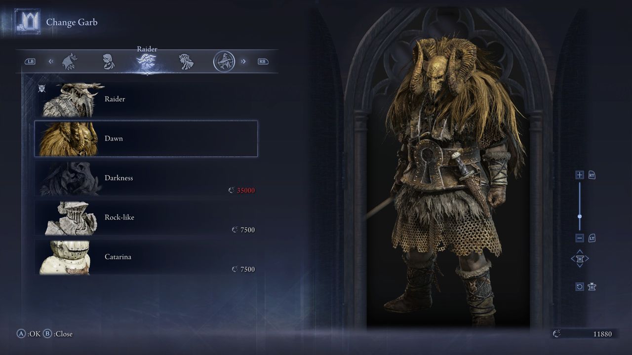 Elden Ring Nightreign outfits - Dawn Raider