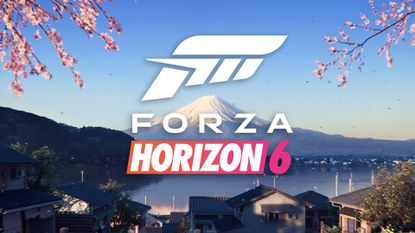 Forza Horizon 6 logo image with a backdrop showing a mountain in Japan