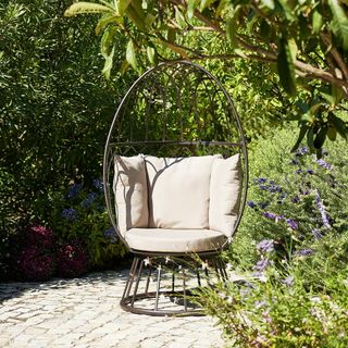 garden chair with cushions