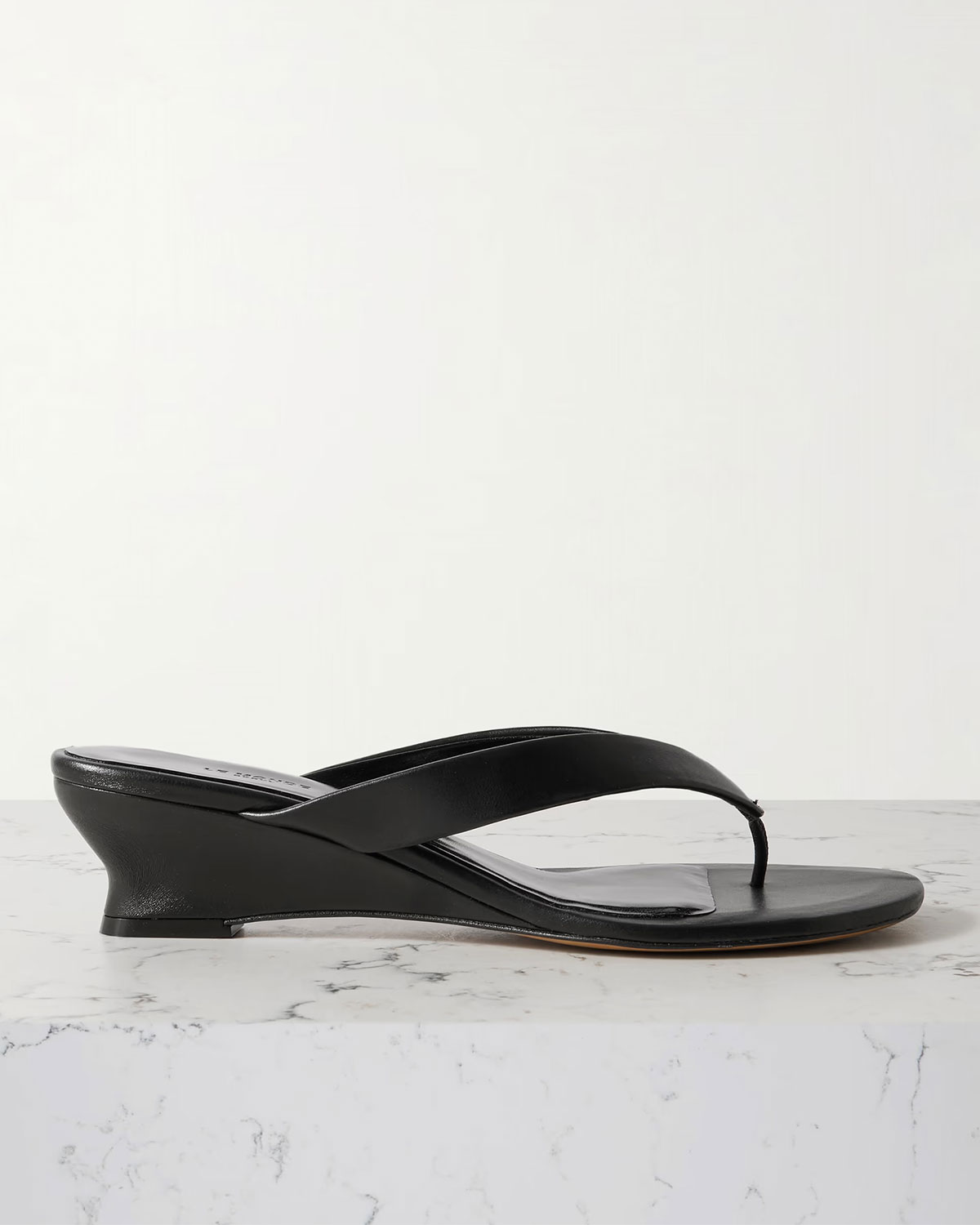 Leather Wedge Sandals