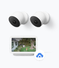 Google Nest Hub (2nd Gen) + Two Nest Cam (battery) |