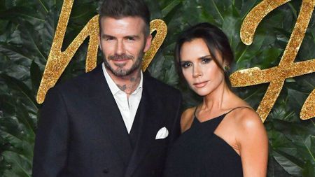 David and Victoria Beckham shared their Christmas outfits with their fans