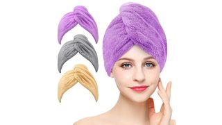 Microfiber hair towel