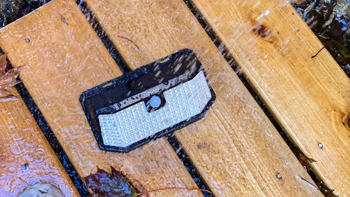 Aootek Solar Outdoor Flood Lights review Tom's Guide