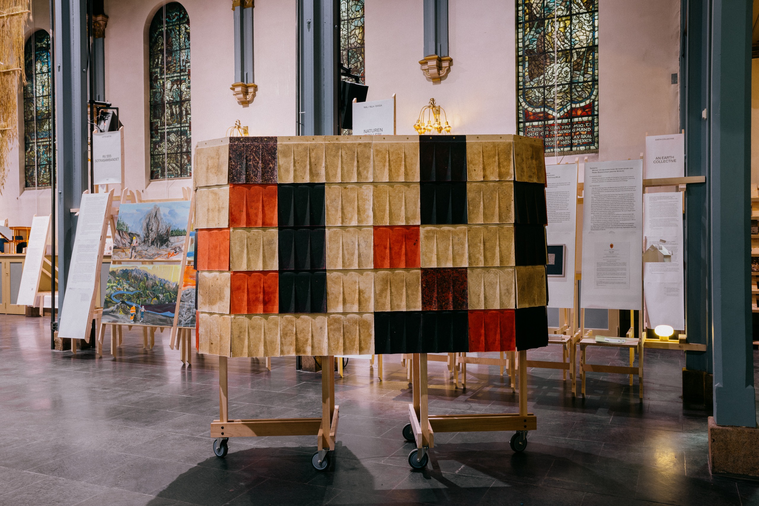 exhibition views at the 2026 Oslo Architecture Triennale