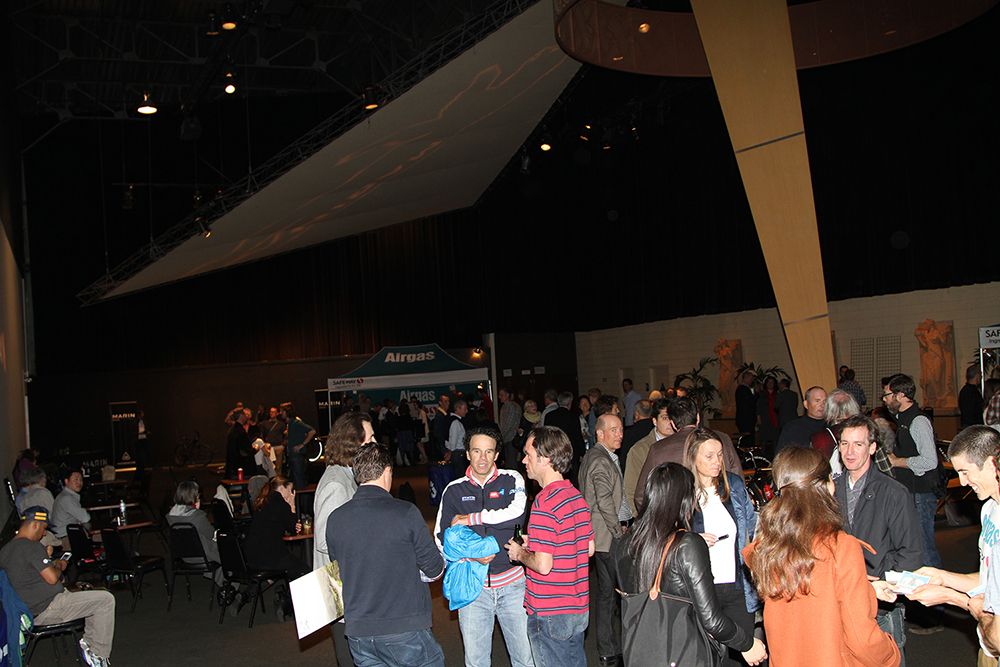 There was a great turn out to see the Airgas-Safeway team presentation.