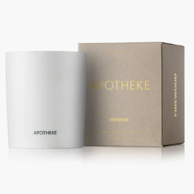 apotheke candle in gray jar