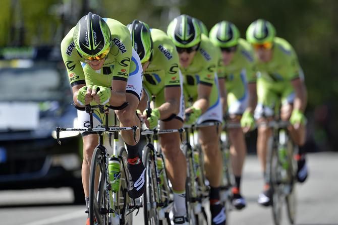 Alessandro De Marchi working hard for Cannondale