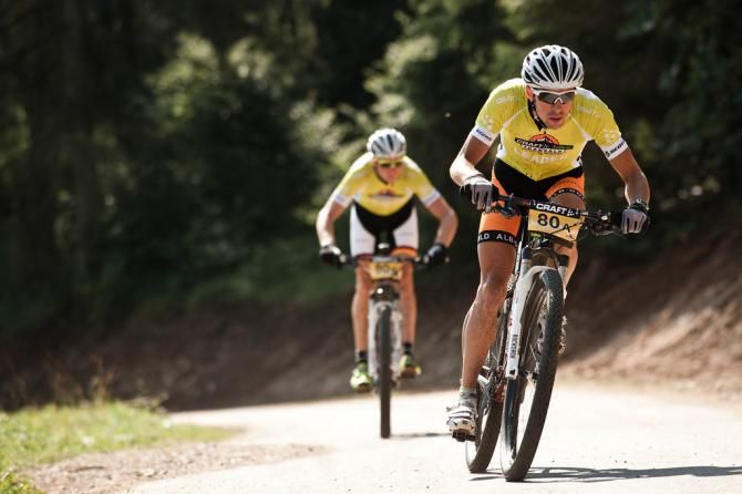 TransAlp winners Jochen Kaess and Markus Kaufmann