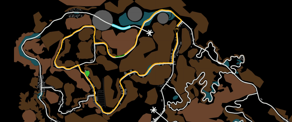 Tour of Hegra route map