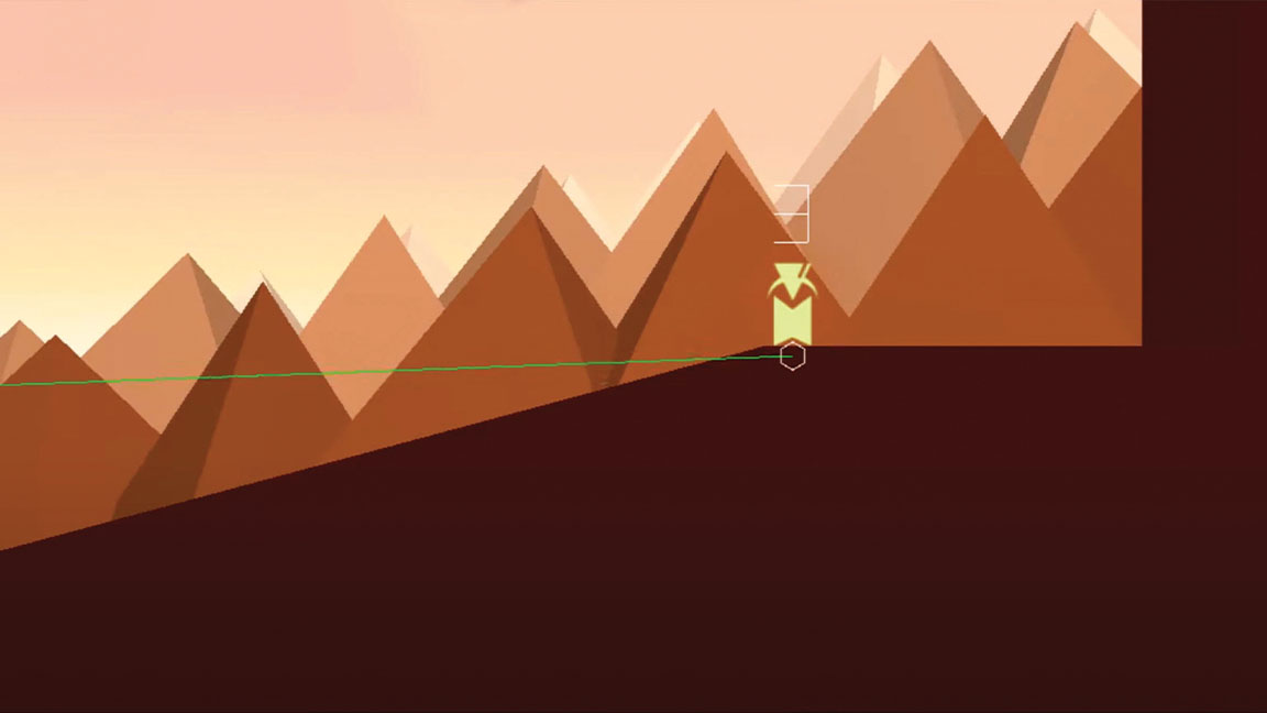 Best Unity plugins; a pixel man in a wood and up a hill
