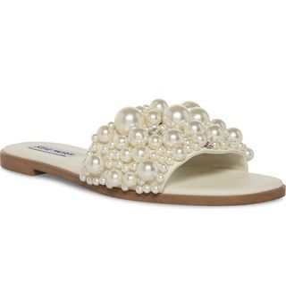 Knicky Imitation Pearl Embellished Slide Sandal