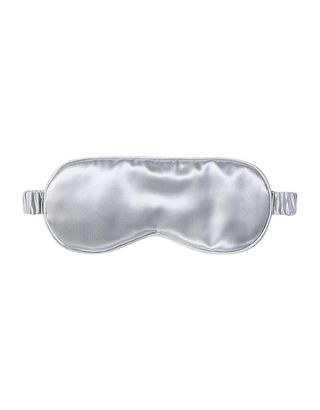 Slip Silk Sleep Mask, Silver (one Size) - 100% Pure Mulberry 22 Momme Silk Eye Mask - Comfortable Sleeping Mask With Elastic Band + Pure Silk Filler and Internal Liner
