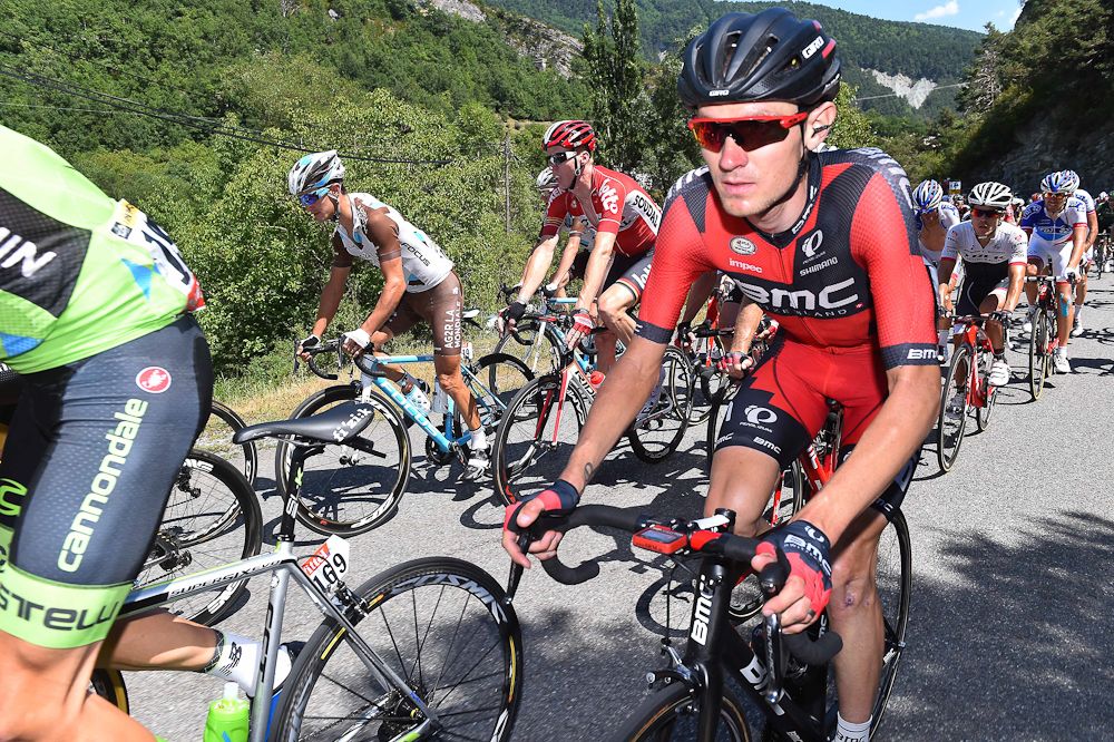 Tejay van Garderen in action during stage 17.