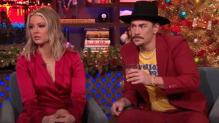 Ariana Madix and Tom Sandoval on Watch What Happens Live