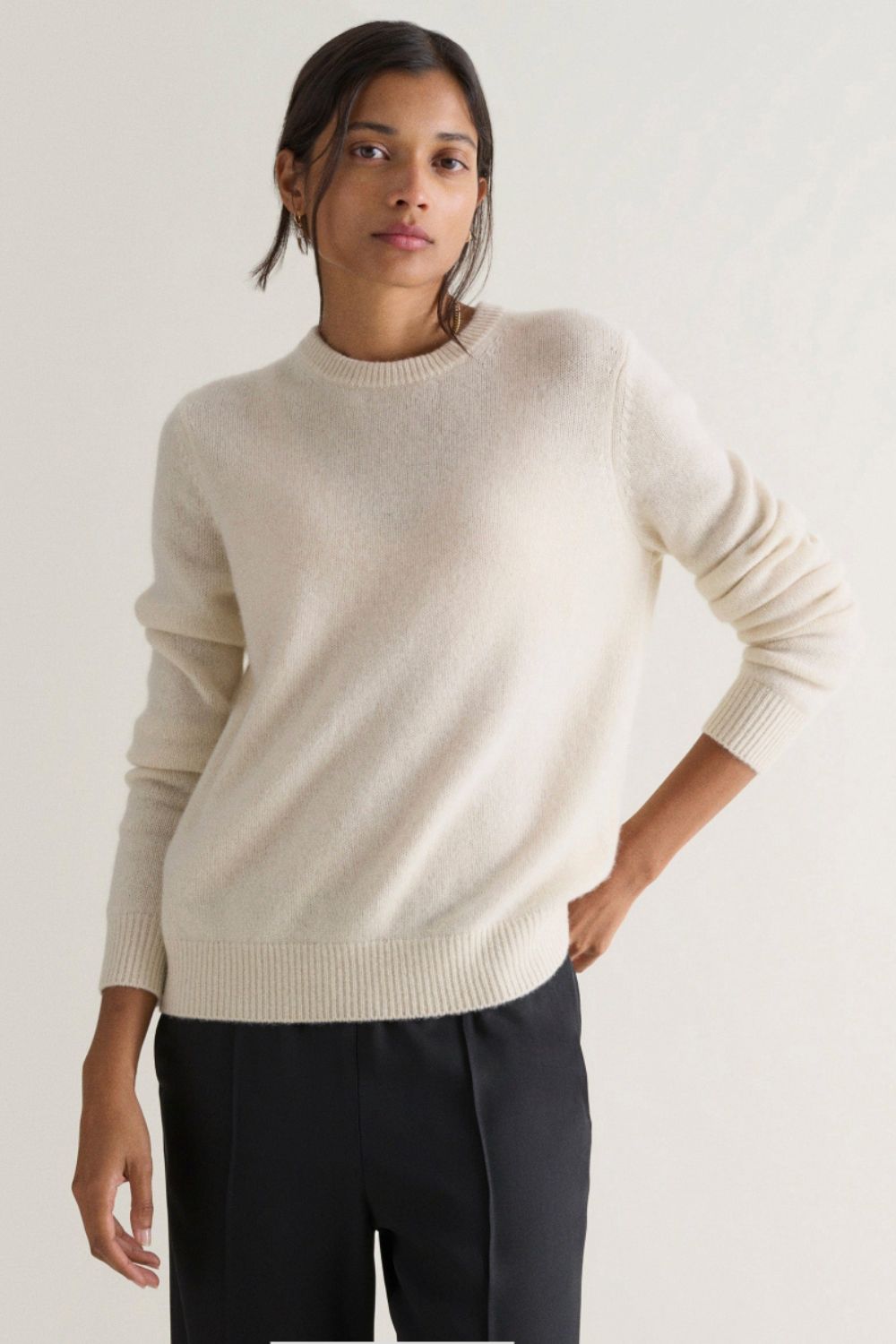 Rise &amp;amp; Fall Women&#039;s Finest Cashmere Mid-Weight Crew Neck Jumper