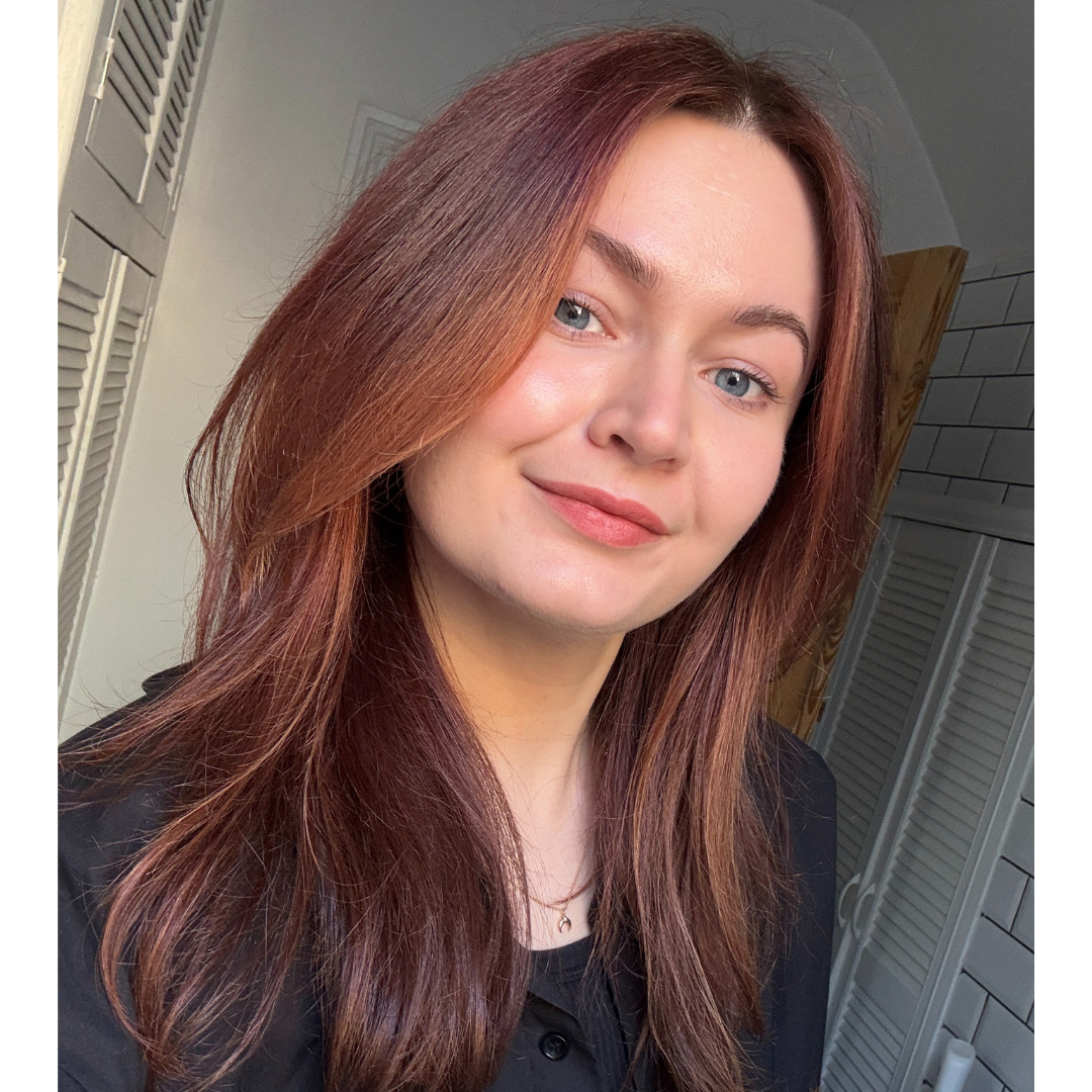 Lucy&#039;s hair after using the Shark FlexFusion Straight with the round brush attachment