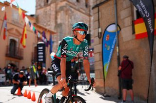 CLUNIA SPAIN AUGUST 05 Jai Hindley of Australia and Team Bora Hansgrohe prior to the 44th Vuelta a Burgos 2022 Stage 4 a 169km stage from Torresandino to Ciudad Romana de Clunia VueltaBurgos on August 05 2022 in Clunia Spain Photo by Gonzalo Arroyo MorenoGetty Images