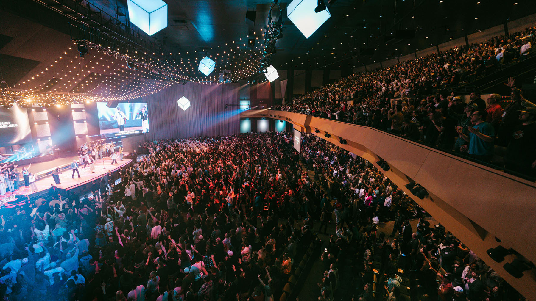 Clark supplied the Quantum console pair for the 4,200-seat Grapevine main campus auditorium.