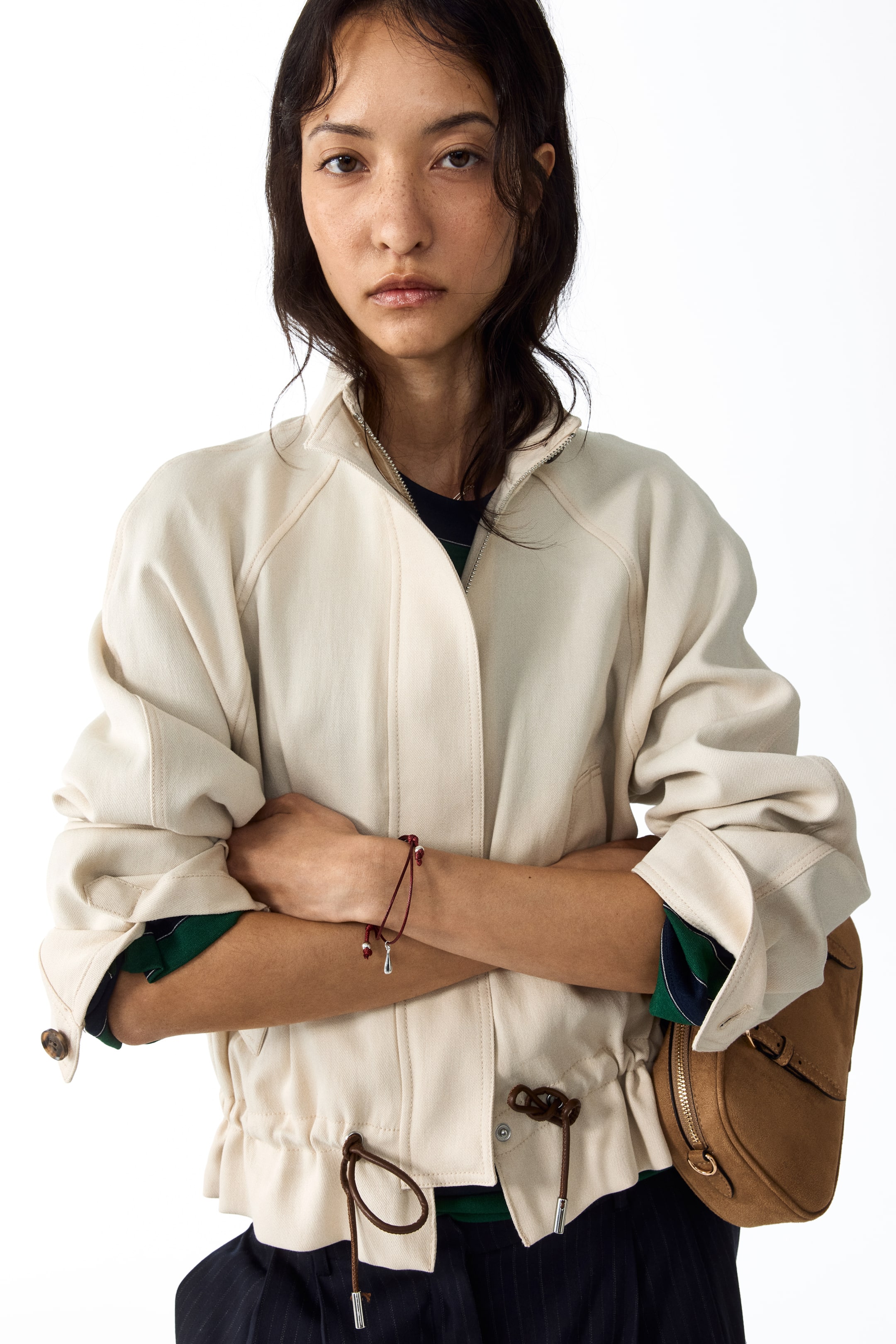 Oversized Linen-Blend Jacket