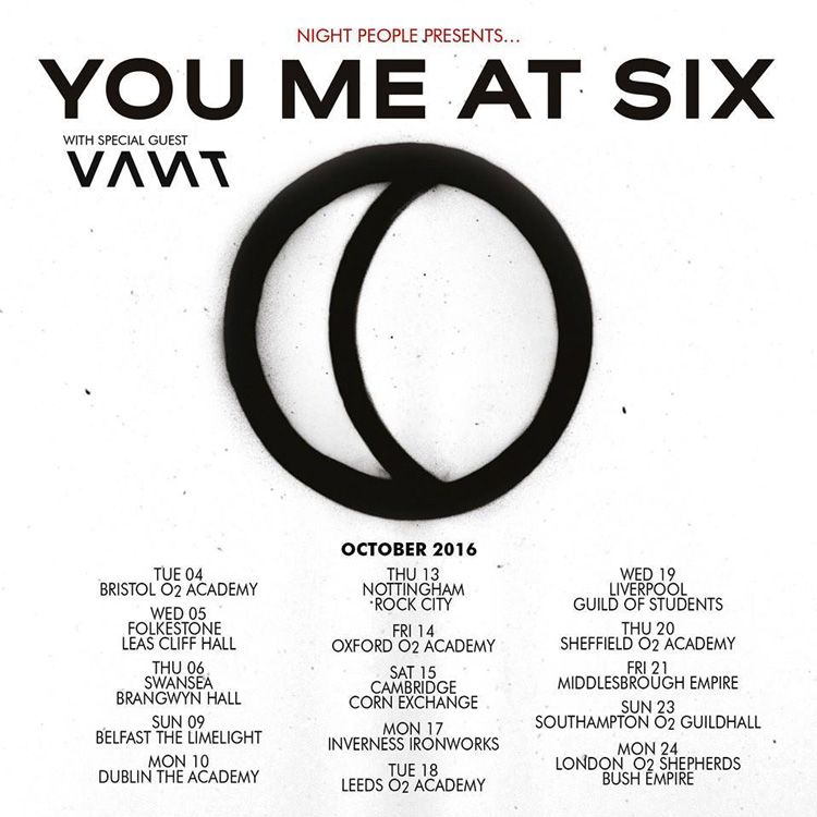 You Me At Six detail 5th album Night People Louder