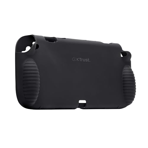 Gxtrust 1253 Nintendo Switch 2 Protective Case, Silicone Grip Case With Textured Design, Anti-Dust Shock-Absorption Scratch Resistant Protector Cover for Switch 2 Consoles, Black