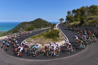 The Giro d'Italia on the Gargano Peninsula in 2017.