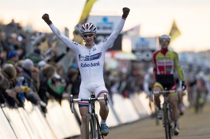World Cup leader Lars van der Haar (Rabobank Development Team) wins his third World Cup race of the season at Heusden-Zolder, Belgium.