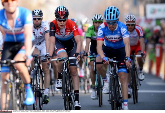Bob Jungels (Trek) crosses the line in 40th place