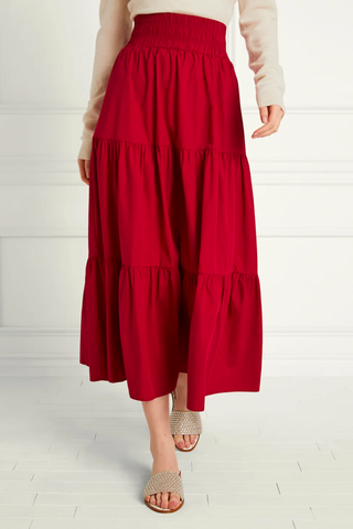 Red Color Trend 2023 | Hill House Home The Florence Nap Skirt