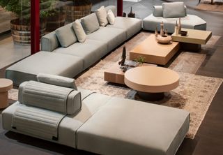 A modular flexible sofa design
