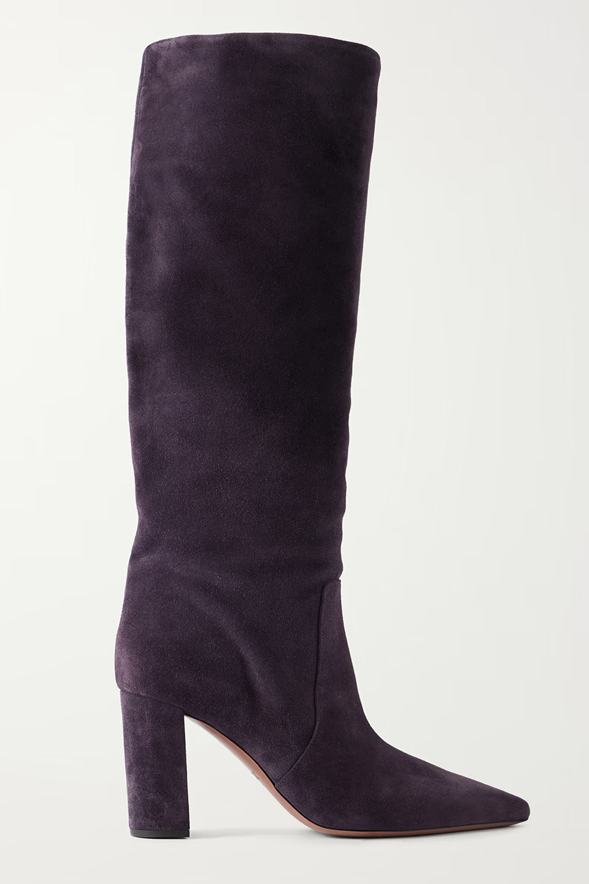 PARIS TEXAS Anja 85 suede knee boots