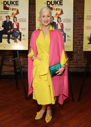 Helen Mirren attends a screening of "The Duke" hosted by Sony Pictures Classics & The Cinema Society at Tribeca Screening Room on April 05, 2022 in New York City