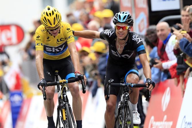 Richie Porte helped Chris Froome to the line