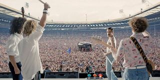 Queen at Live Aid in Bohemian Rhapsody 2019