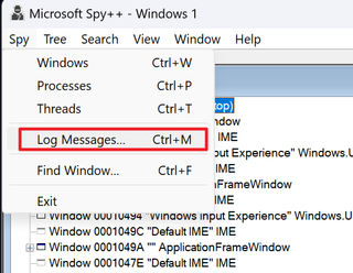 Select Log Messages